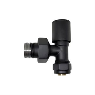 Siyah Havlupan Vanası Pex Köşe-1/2x16 mm