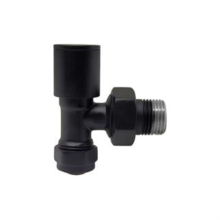 Siyah Havlupan Vanası Pex Köşe-1/2x16 mm