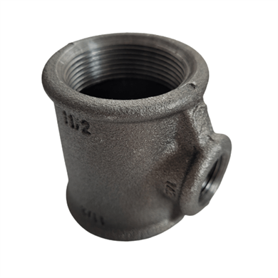 Siyah İnegal Te 11/2x1/2x11/2-DN40x15x40