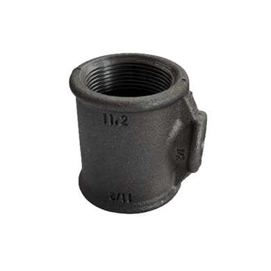 Siyah İnegal Te 11/2x1/2x11/2-DN40x15x40