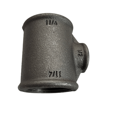 Siyah İnegal Te 11/4x1/2x11/4 - DN32x15x32