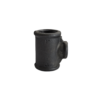 Siyah İnegal Te 1x1/2x1 - DN25x15x25