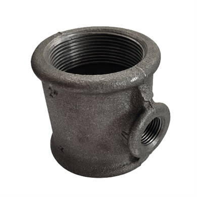 Siyah İnegal Te 2x1/2x2 - DN50x15x50