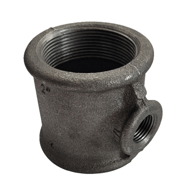 Siyah İnegal Te 2x1/2x2 - DN50x15x50