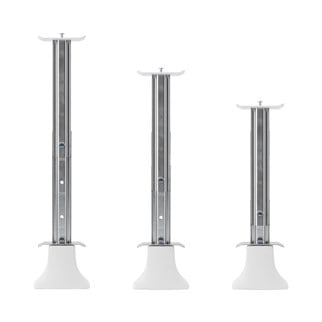 Teleskopik Ayarlanabilir Panel Radyatör Zemin Montaj Konsolu - 40/50/60 cm Tip 22 Petek Yere Sabitleme Ayağı