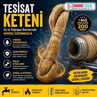 Tesisat Keteni Su ve Doğalgaz  Kendiri - 1 Bağ
