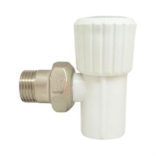 Turbo Plastik Köşe Radyatör Vanası