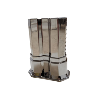 Uzun Çiftli Boru Gizleme Krom 20 cm