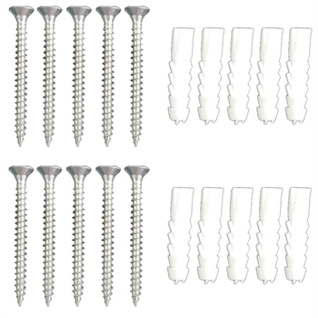 Vida ve Dübel Seti - 8 Lik - (1 Paket 10 Adet)