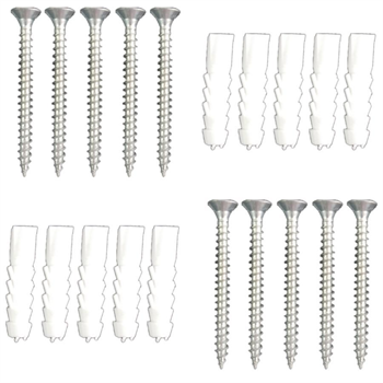 Vida ve Dübel Seti - 8 Lik - (1 Paket 10 Adet)