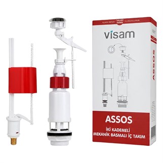 Visam Assos İki Kademeli Basmalı Rezervuar İç Takım 607.001
