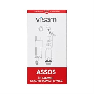 Visam Assos İki Kademeli Basmalı Rezervuar İç Takım 607.001