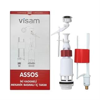 Visam Assos İki Kademeli Basmalı Rezervuar İç Takım 607.001
