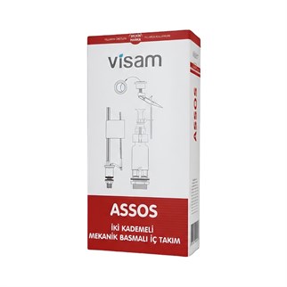 Visam Assos İki Kademeli Basmalı Rezervuar İç Takım 607.001