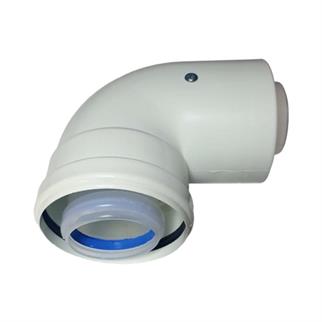 Yoğuşmalı Baca Dirseği 90 Derece - (İçi Plastik)