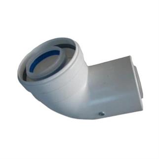 Yoğuşmalı Baca Dirseği 90 Derece - (İçi Plastik)