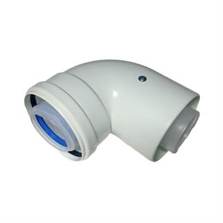 Yoğuşmalı Baca Dirseği 90 Derece - (İçi Plastik)