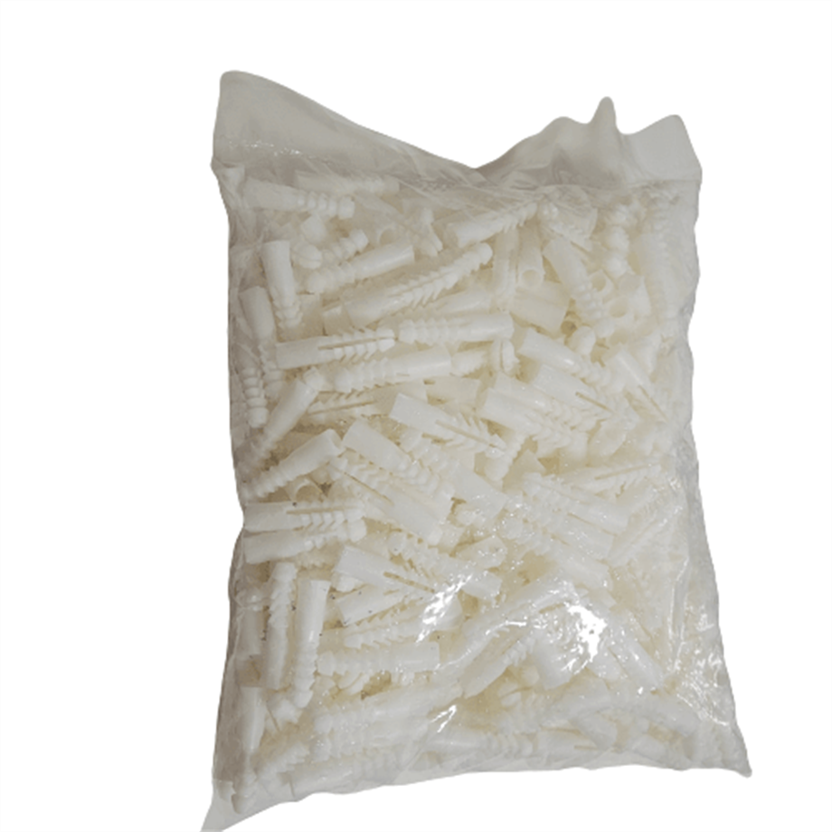 10 mm Plastik Dübel Beyaz
