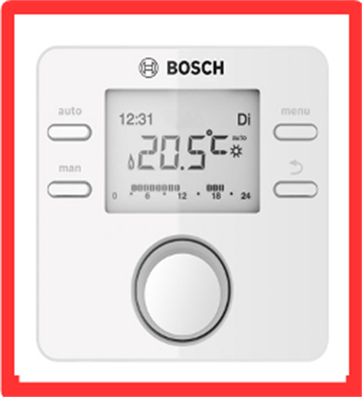 Bosch Oda Termostatı CR50 Dijital Programlı Kablolu Oda Termostadı
