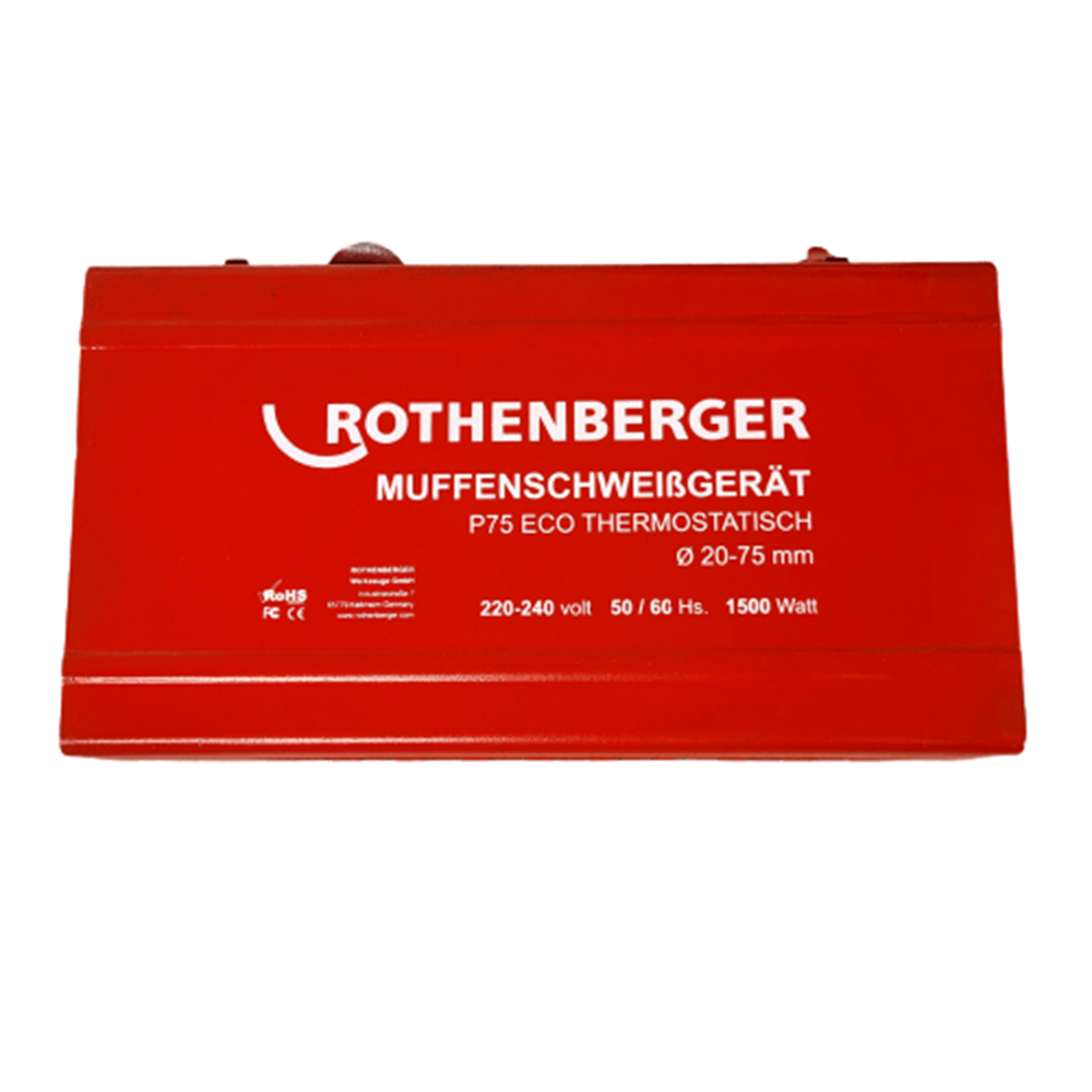 Rothenberger Roweld P75 Eco Termostatik Kaynak Makinesi 75 mm’ye kadar