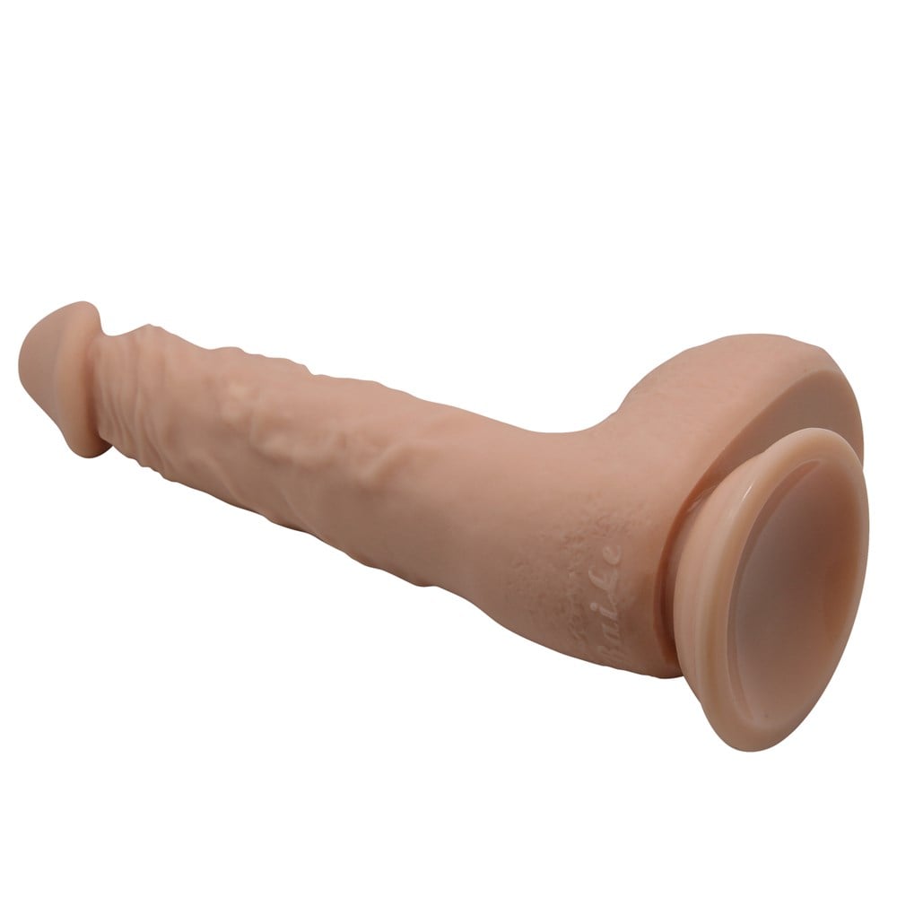 24 cm Realistik Vantuzlu Melez Dildo Penis