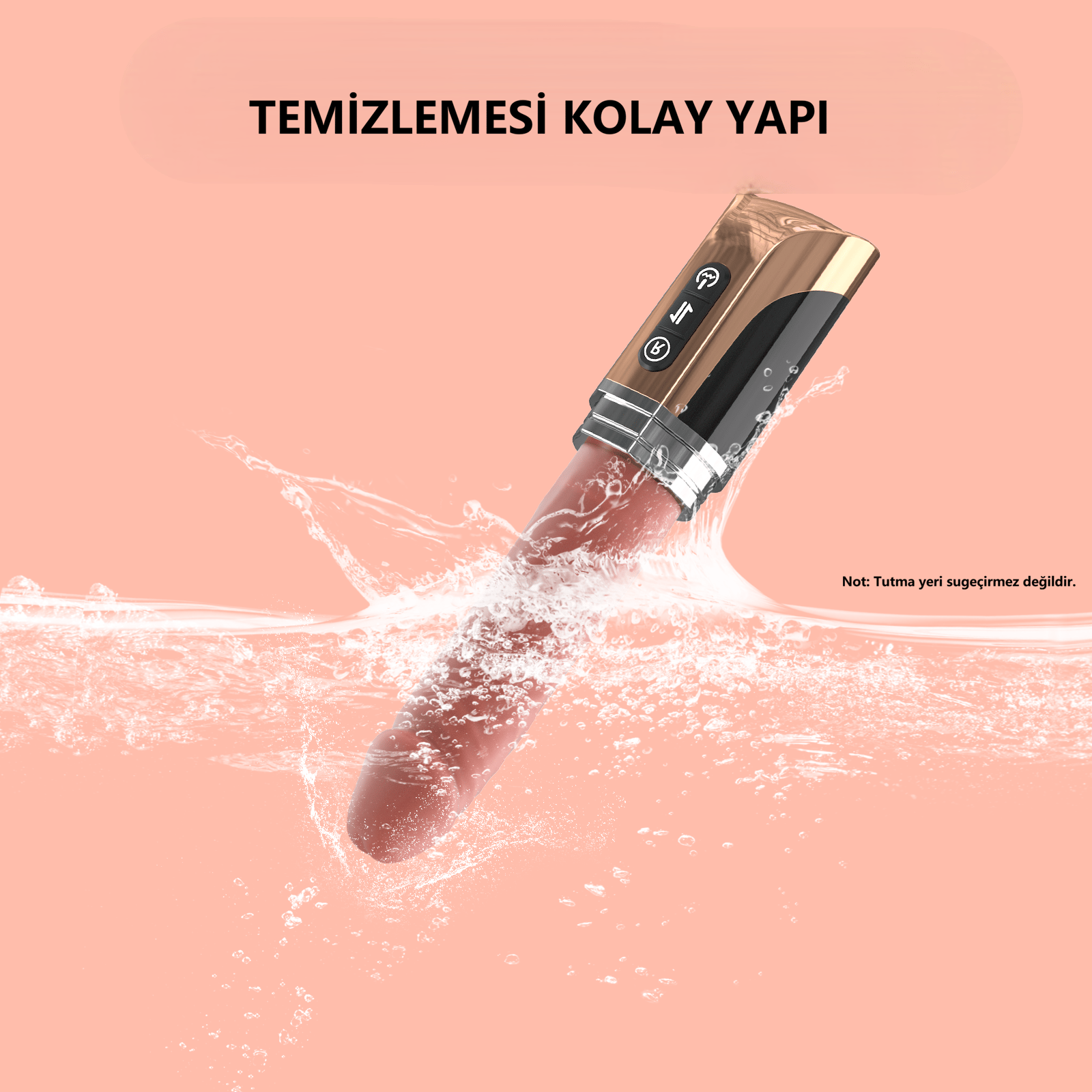 Şişirilebilir İleri Geri Hareketli USB Manyetik Şarjlı 23 cm İleri Geri Hareketli Titreşimli Dildo - Jose