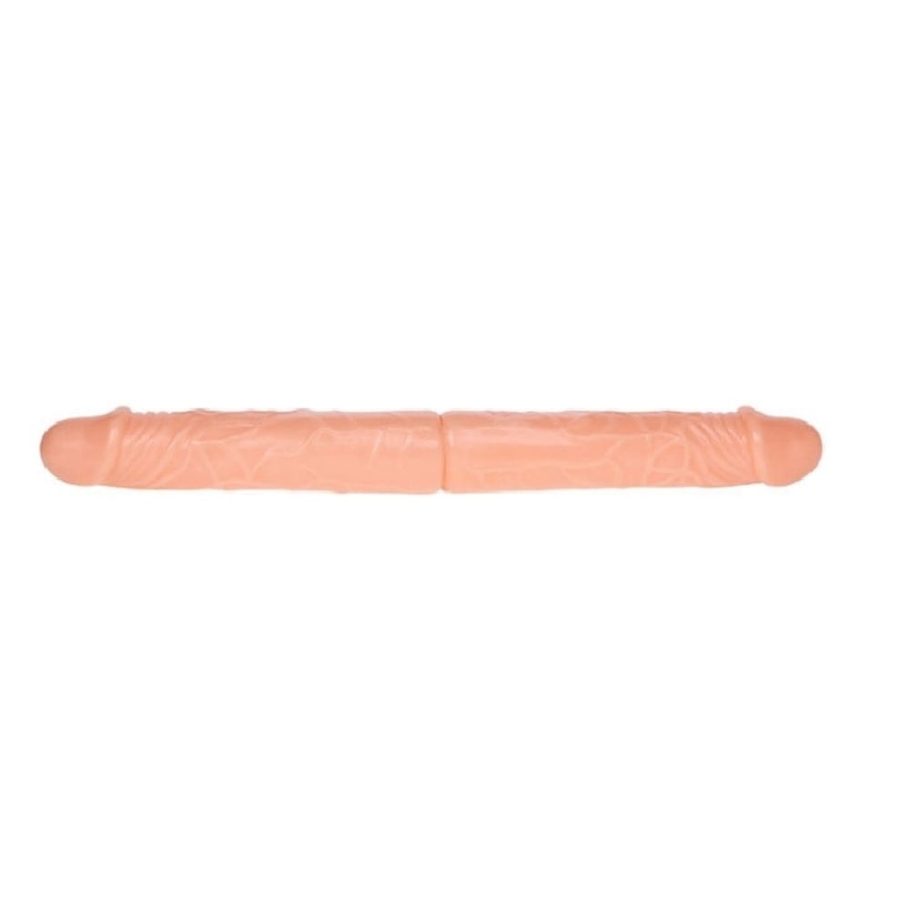 Double Dong Çift Taraflı İki Yönlü Esnek Dildo Kıkırdaklı Penis 36 cm