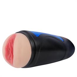 USBden Şarjlı Emme ve Güçlü 12 Titreşim Fonksiyonlu Realistik Masturbatör - Renee