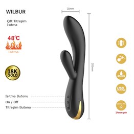 12 Parçalı 18K Altın Kaplamalı Elit Vibratör Seti - Queens Collection