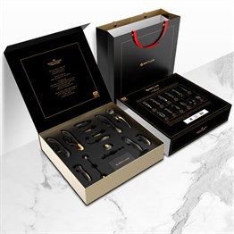 12 Parçalı 18K Altın Kaplamalı Elit Vibratör Seti - Queens Collection
