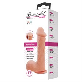22,2 cm belden bağlamalı Realistik Vantuzlu Dildo Penis - Johnson