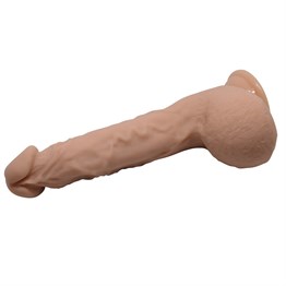 24 cm belden bağlamalı Realistik Vantuzlu Melez Dildo Penis 