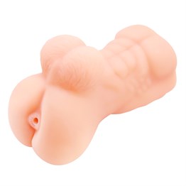 3 Boyutlu Testisli Yarım Erkerk Vücutlu Suni Anal Mastürbatör