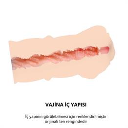 3 Boyutlu Suni Vajina Mastürbatör