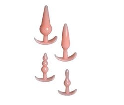 4 Parça Anal Plug Seti - Ten