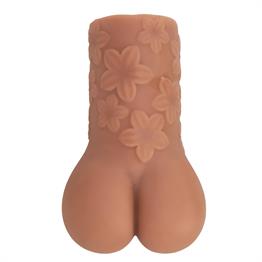 3 Boyutlu Gerçekçi Anal & Vajinal Masturbatör Melez - Scarlet