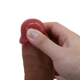 17,3 cm Realistik Vantuzlu Dildo Penis - Curtis