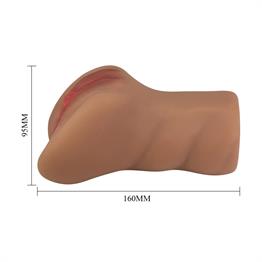 3 Boyutlu Gerçekçi Anal & Vajinal Masturbatör - Caroline