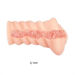 3 Boyutlu Suni Vajina Mastürbatör - Laura