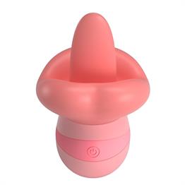 10 Fonksiyonlu USB Şarjlı Klitoris Uzun Dil Uyarıcılı Teknolojik Vibratör - Kylee