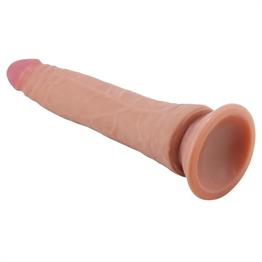 21 cm Yeni Nesil Çift Katmanlı Realistik Vantuzlu Testissiz Dildo Penis - Kable2