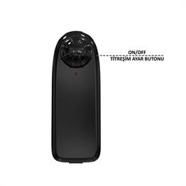 17,5 cm Titreşimli Belden Bağlamalı İçi Boş 7 cm Dolgulu Strapon Penis - Draven