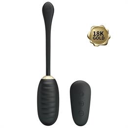 Uzaktan Kumandalı 12 Titreşim Fonksiyon & 18 Ayar Altın Kaplamalı Teknolojik Vibratör Yumurta