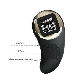 USB Şarjlı 10 Titreşim Fonksiyonlu Uzaktan Kumandalı Vibratör - Nathan