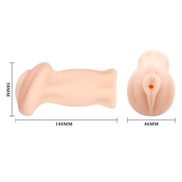 3 Boyutlu Suni Vajina Mastürbatör - Ruby