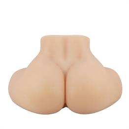 2 İşlevli Titreşimli Suni Vajinal ve Anal Masturbatör - Hailey 