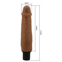 21,5 cm Çift katmanlı Güçlü Titreşimli Realistik Vibratör Gerçekci Penis Dildo - Waldorf