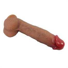 25,5 cm Realistik Vantuzlu Dildo Penis - Mendel