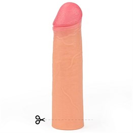 Nature Extender 5,5 cm Dolgulu Premium Ten Rengi Silikon Penis Kılıfı