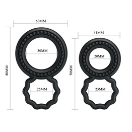Ring 2li Tırtıklı Penis Halkası